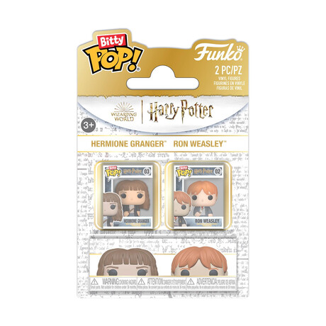 Funko Bitty Pop! 2-Pack: Harry Potter - ron & Hermione Vinyl Figures