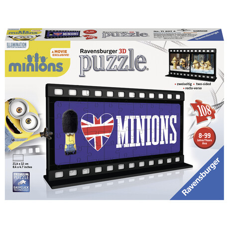 3d Puzzles: Ταινια Minions (108 Τεμ) Λονδινο - 11207