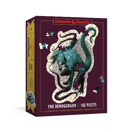 Dungeons   Dragons Mini Shaped Jigsaw Puzzle: the Demogorgon Edition
