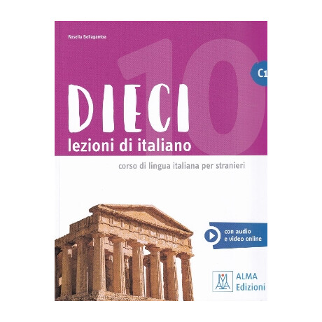Dieci Lezioni di Italiano c1 Libro (+audio/video Online)