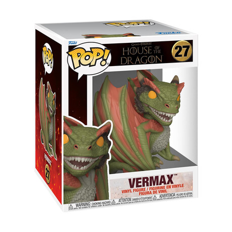 Funko Pop! Super: House of the Dragon – Vermax #27 Vinyl Figure (6")