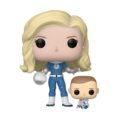Funko Pop! Marvel: the Fantastic 4 First Steps - Invisible Woman & Franklin #1514 Bobble-Head Vinyl Figures