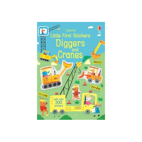 Little First Stickers Diggers and Cranes