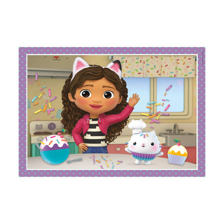 Clementoni Παιδικό Παζλ 4 in 1 Super Color DreamWorks Gabby's Dollhouse 12-16-20-24 τμχ