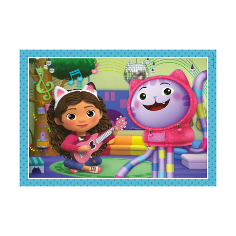Clementoni Παιδικό Παζλ 4 in 1 Super Color DreamWorks Gabby's Dollhouse 12-16-20-24 τμχ