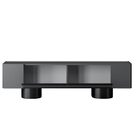 Έπιπλο Τηλεόρασης Haven Megapap Χρώμα Ανθρακί 180x30x50εκ.