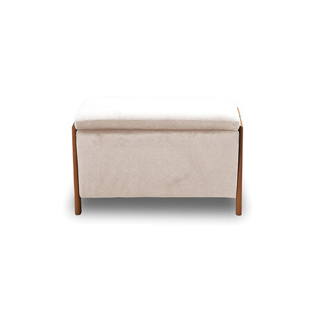 DALI ΣΚΑΜΠΟ VELVET BEIGE ΜΕ ΑΠΟΘ. ΧΩΡΟ 75X42X44εκ.