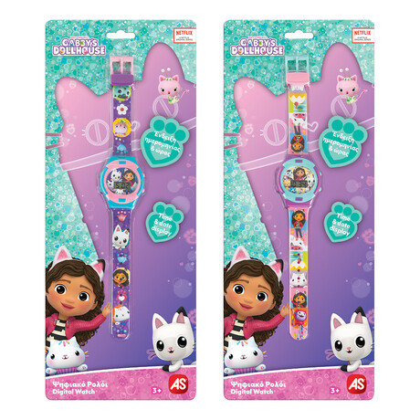 AS Παιδικό Ψηφιακό Ρολόι DreamWorks Gabby's Dollhouse Για 3+ Χρονών