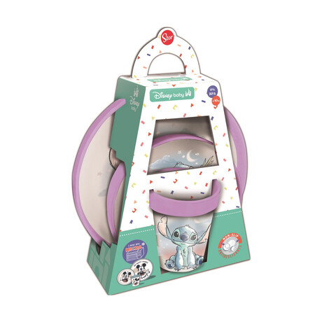 Stor: Stitch Cuddle me - Baby non Slip 3 pcs Bicolor Premium set in Gift box (10995)