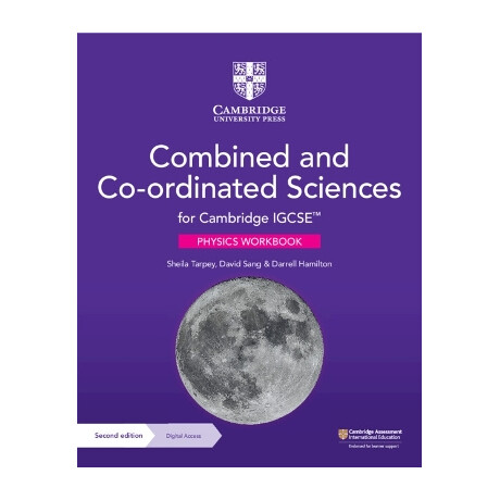 Cambridge Igcse™ Combined and co-Ordinated Sciences Physics Workbook With Digital Access (2 Years)