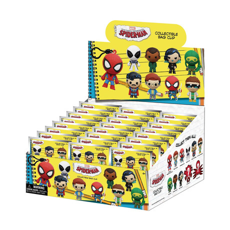 Monogram Marvel: Spider-man (Friendly Neighborhood) 3d Foam bag Clips Figures