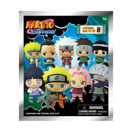 Monogram: Naruto (Blind Bag/random) 3d Foam bag Clips
