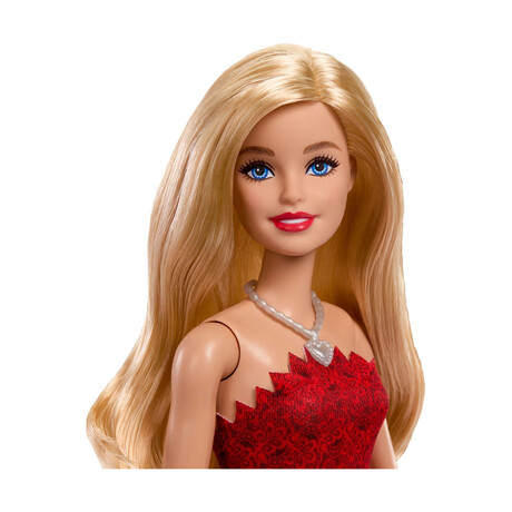 Mattel Barbie: Fashion Dolls - red Dress Mattel 80 Year Anniversary (Jgd25)