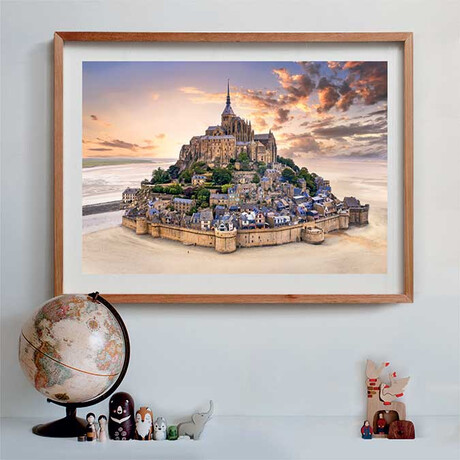 Clementoni Παζλ High Quality Collection Ανάδυση του Σεν Μισέλ 1500 τμχ - Compact Box