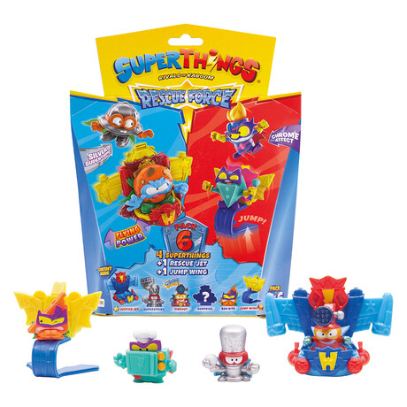 As Superthings Rescue Force Blister 6 Φιγούρες με Αξεσουάρ (1013-61607)