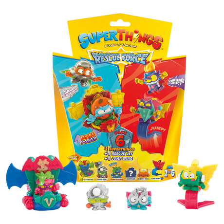As Superthings Rescue Force Blister 6 Φιγούρες με Αξεσουάρ (1013-61607)