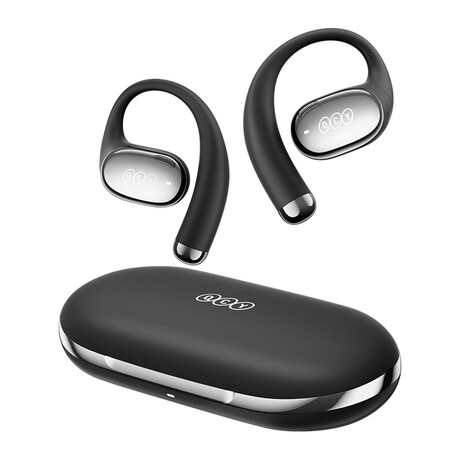 Qcy Crossky r70 Black (ct-02) Open ear Wireless Headphones bt 6.0 Sbc/aac/ldac 52 Hours hi-res Audio