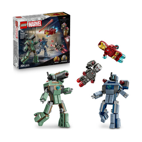 Lego® Super Heroes Marvel: the Infinity Saga - Iron man & war Machine vs. Hammer Drones (76320)