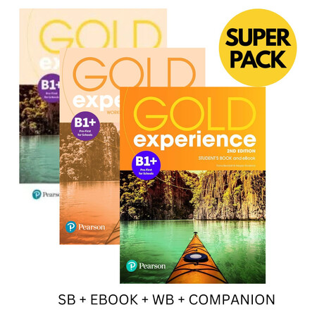 Gold Experience b1+ Super Pack (sb + Ebook + wb + Companion) 2nd ed