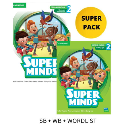 Super Minds 2 Super Pack (sb + wb + Wordlist) 2nd ed