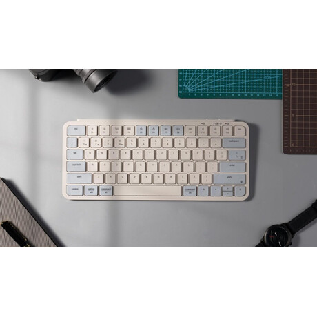 Keychron b1 pro (B1p-K11) Ultraslim Mini Wireless bt Keyboard zmk Online Customize Retro Blue 75% us