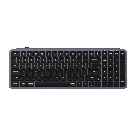 Keychron b2 pro (B2p-k1) Ultraslim Mini Wireless bt Keyboard zmk Online Customize Space Grey 96% us