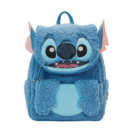 Loungefly Disney: Lilo & Stitch - Stitch Plush Pocket Mini Backpack (Wdbk3401)