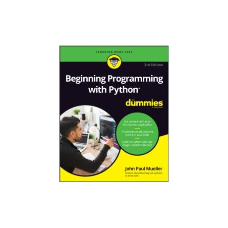 Beginning Programming With Python for Dummies