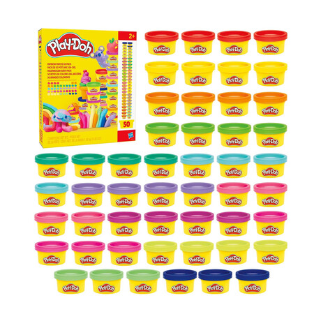 Hasbro Play-Doh: doh & More - Super Rainbow Favors 50 Pack (G1761)
