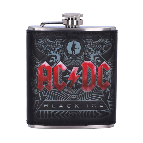 Nemesis Now: Ac/dc Black ice Album Flask (12.2cm)