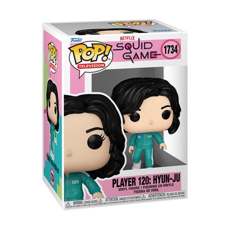 Funko Pop! Television: Squid Game - Player 120: Hyun-ju #1734vinyl Figure Funko Pop! Television: Squid Game - Player 120: Hyun-ju #1734vinyl Figure
