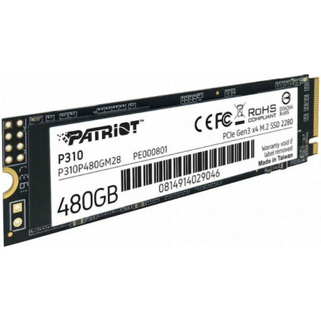 Patriot P310 480 gb Pcie 3.0 x4 Nvme 1.3 m.2 2280 (P310p480gm28) (Patrp310p480gm28)