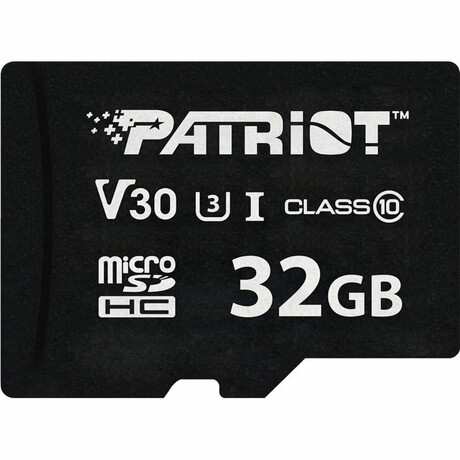 Patriot Memory Card vx Series 32gb Microsdxc v30 Class 10 uhs-i u3 4k uhd (Psf32gvx31mch) (Patrpsf32gvx31mch)