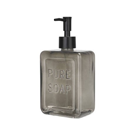Estia Αντλια Σαπουνιου Pure Soap Γυαλινη 520ml Γκρι