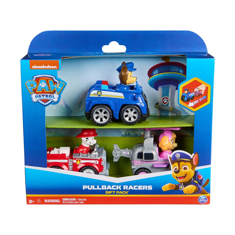 Spin Master paw Patrol: Pull-Back Racers - Gift Pack 3 Vehicles (6070440)*