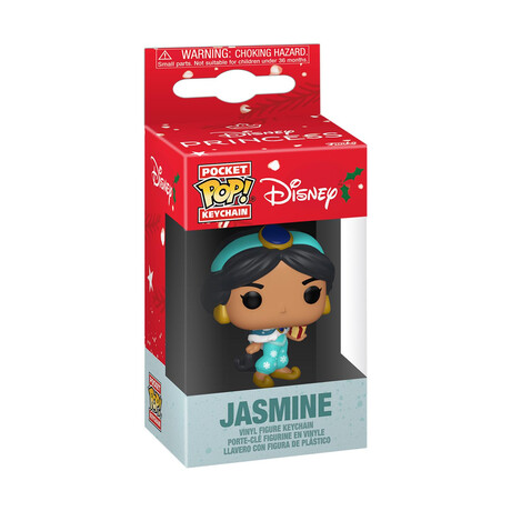 Funko Pocket Pop!: Princess Holiday - Jasmine Vinyl Figure Keychain