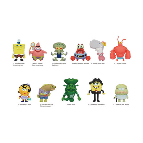 Monogram: Nickelodeon - Spongebob Squarepants (Blind Bag/random) 3d Foam bag Clips Figures