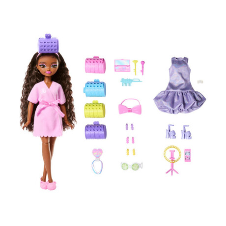 Mattel Barbie: Dream Besties Hair Play #Get Ready With me Barbie: Dream Besties #Grwm - Barbie: Brooklyn (Jgg39)