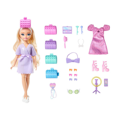 Mattel Barbie: Dream Besties Hair Play #Get Ready With me Barbie: Dream Besties #Grwm - Barbie: Malibu (Jgg38)