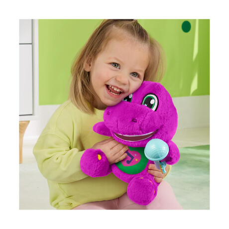 Mattel Barney's World: Sing-Along Barney Plush (English) (Jgt51)