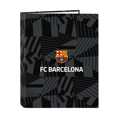 Safta: F.c.barcelona - Folio Cardboard 4 Rings Binder Black (512426067)