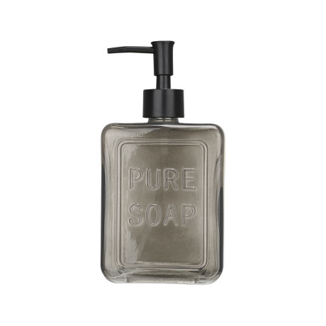 Estia Αντλια Σαπουνιου Pure Soap Γυαλινη 520ml Γκρι