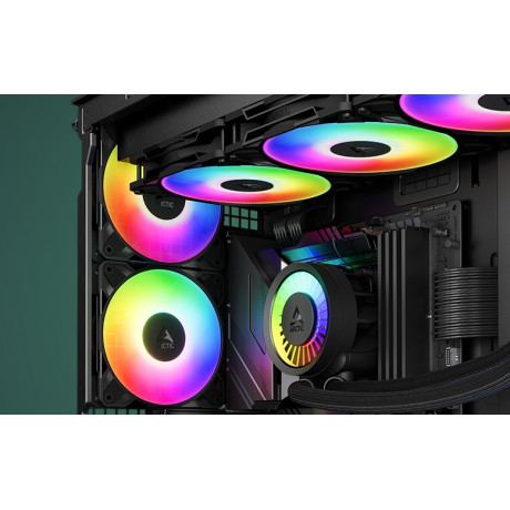 Arctic p12 pro a-rgb - 3 Pack  - pwm 120mm Case fan Value Pack - max 3000 rpm - pwm Regulated Arctic p12 pro a-rgb - 3 Pack  - pwm 120mm Case fan Value Pack - max 3000 rpm - pwm Regulated