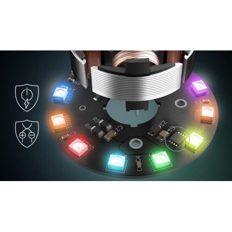 Arctic p12 pro a-Rgb(white)  - pwm 120mm Case fan - Fluid Dynamic Bearing - max 3000 rpm - pwm Regul