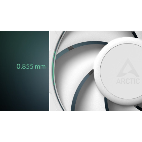 Arctic p12 pro pst (White) - pwm 120mm Case fan - Fluid Dynamic Bearing - max 3000 rpm - pwm Regulat