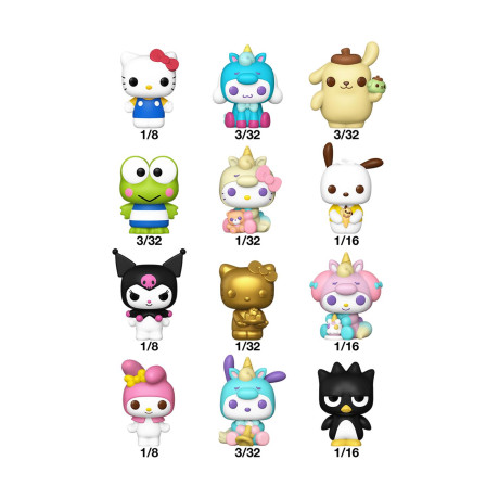 Funko Bitty Pop! Singles: Hello Kitty and Friends (Blind Bag/random) Mystery Mini Vinyl Figures