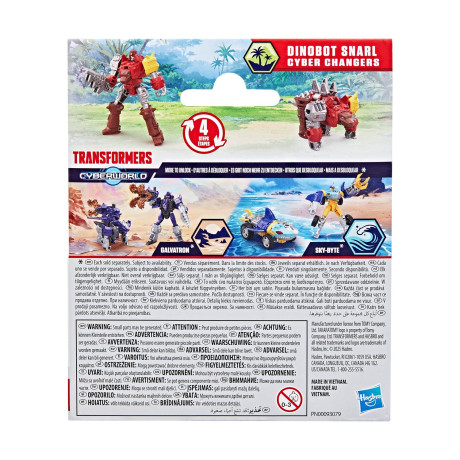 Hasbro Transformers: Cyberworld - Dinobot Snarl Cyber Changers Action Figure (G1042)