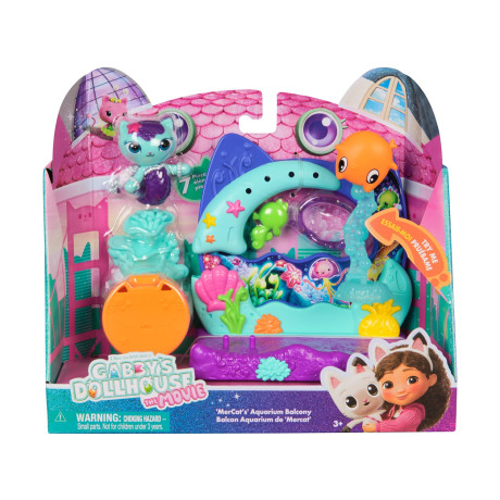 Spin Master Gabby's Dollhouse: the Movie - 'mercat's' Aquarium Balcony (20152984)