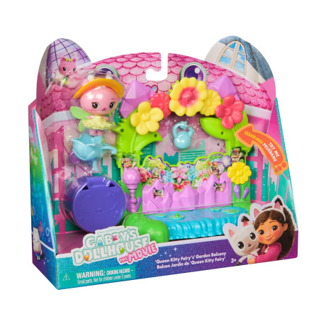 Spin Master Gabby's Dollhouse: the Movie - 'queen Kitty Fairy's' Garden Balcony (20152986)