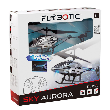 Silverlit Flybotic Sky Aurora Τηλεκατευθυνόμενο Ελικόπτερο Για 8+ Χρονών
